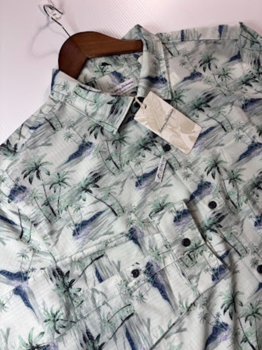 Tommy Bahama NWT Men's Tropical Woven Stretch Long Sleeve Shirt XL